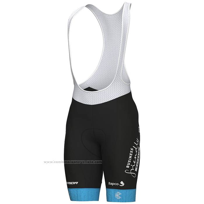 2023 Maillot Cyclisme Bahrain Victorious Rouge Noir Manches Courtes et Cuissard